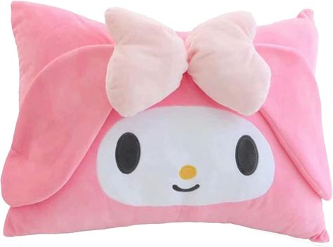 Sanrio Pillow, Hot Pink Throw Pillows, Kawaii Pillow, Case Anime, Cute Pillow, Kawaii Room Decor, Satin Pillow, Second Account, Kawaii Room