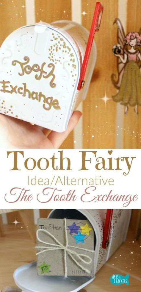 If you are looking for Tooth Fairy ideas or alternatives, you'll love what we do with the "Tooth Exchange." Learn more about it and how we use it for teaching life skills | Tooth Fairy | Tooth Fairy Ideas | Tooth Fairy Alternatives | Teaching Activities | Learning Activities | Lost Tooth | Teeth | Baby Teeth | Childhood | Motherhood | Practical Life Skills | Early Childhood | Parenting | Fairies | Kids Activities | Mailbox | Mini Mailbox Tooth Fairy Gift Ideas, Classroom Fairy, Fairy Gift Ideas, Mailbox Art, Tooth Fairy Ideas, Crafty Witch, Tooth Fairy Gifts, Mommy Ideas, Fairy Ideas