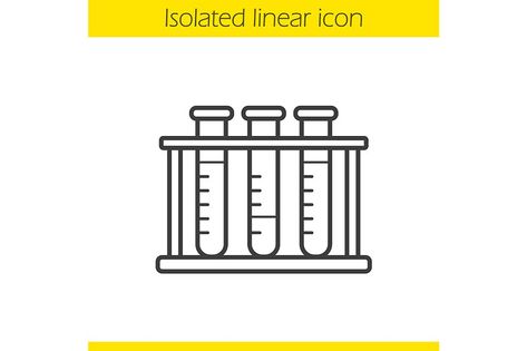 Test Tube Drawing, Test Tube Rack, Test Tubes, Outline Drawing, Outline Drawings, Line Illustration, Test Tube, Doodles, Tech Company Logos