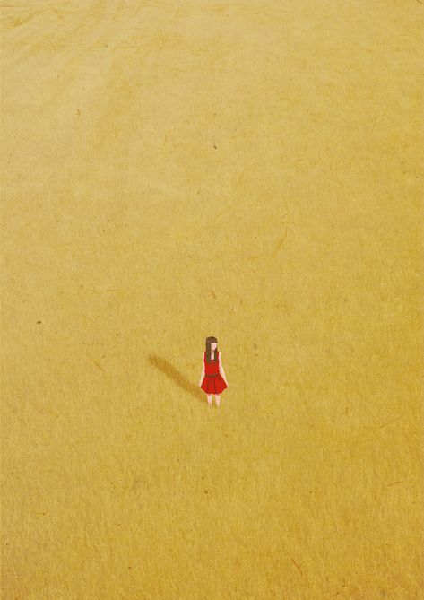 Alone. by Cosmosnail , via Behance Art Et Illustration, Year 1, Mellow Yellow, Board Ideas, Art Plastique, Illustration Print, Print Poster, Photo Profil, Illustrations Posters