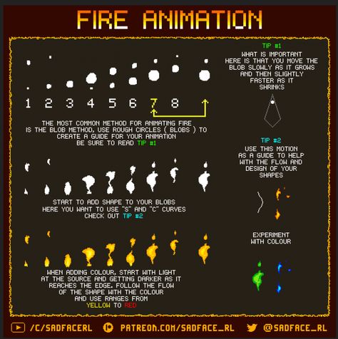 @SADFACE_RL lays out simple steps for creating a fire animation with pixel art. How To Pixel Art, Fire Animation, Creeper Minecraft, Game Effect, Pixel Animation, Pixel Art Tutorial, Cool Pixel Art, Pixel Art Characters, Pixel Design