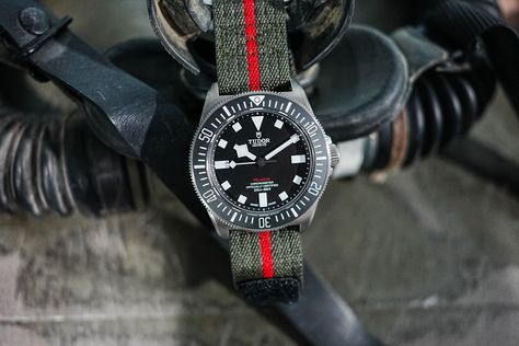 Six of the Coolest Military Issued or Field-Inspired Mechanical Watches - Monochrome Watches Hamilton Khaki Pilot, Tudor Pelagos, Monochrome Watches, Stay Alive, Military Forces, The Fab Four, Military Watches, Brown Leather Strap, Military Inspired