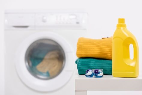 Photo yellow detergent bottle with washi... | Premium Photo #Freepik #photo #washing-clothes #laundry-machine #laundry #wash-machine Laundry Detergent Bottle, Detergent Powder, Powder Detergent, Detergent Bottles, Top Load Washing Machine, Clean Washing Machine, Cute Sewing Projects, Front Loading Washing Machine, Liquid Detergent