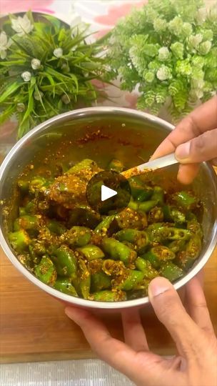 77K views · 1.8K reactions | Super tasty green chilli pickle / Hari moracha ka achaar #tasty #healthy #viral #food #cooking | Cook with sarabjit | Bibas Music · Ayaan 2.0 Green Chilli Pickle, Chilli Pickle, Viral Food, Waheguru Ji, Tasty Healthy, Green Chilli, Food Cooking, Pickles, Sauce