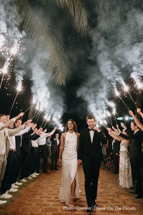 Bride and groom entry, Groom tux, bridal white gown inspiration, bridal gown, white gown for the bride, couple entry for wedding, bride and groom entry, unique couple entries, couple photoshoot, wedding photoshoot, wedding photography, couple portrait, reception inspiration, wedding inspiration Entry For Wedding, Bridal White Gown, Bride And Groom Indian Wedding Outfit, Bride And Groom Entry, Groom Indian Wedding Outfits, Gown Traditional, Couple Entry, Bride Entry, Bridal Trends