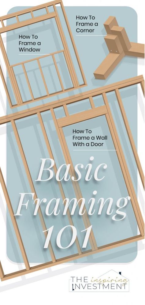 Framing Basics: From Windows to Doors - The Inspiring Investment Frame A Window, Frame Windows, Casa Hobbit, Framing Construction, Pub Design, Balkon Design, Wood Frame Construction, Carpentry Diy, Free Woodworking Plans