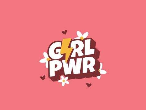 Girl Logo Design, Doodle Girl, Power Logo, Typography Poster Design, Power Girl, Typography Inspiration, 로고 디자인, Text Design, Branding Inspiration