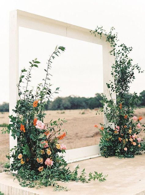 Jewel toned Prospect House wedding with the most gorgeous flowers Arched Wedding Arbor, Unique Wedding Arbor, Prospect House Wedding, Wildflower Arbor, Floral Pillars Wedding, Unusual Wedding Photos, Floral Pillars, Prospect House, Wedding Arbors