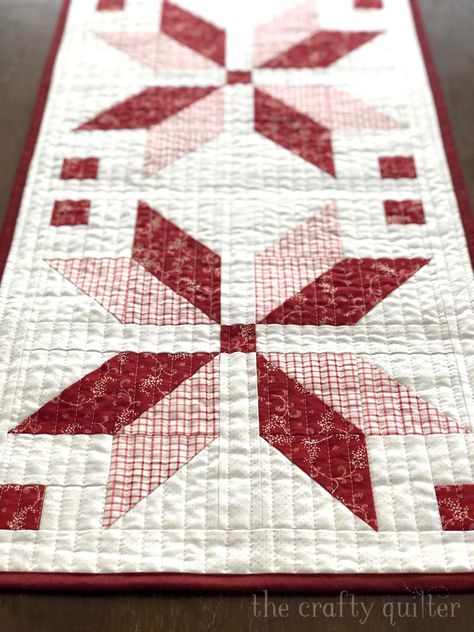 The Crafty Quilter - Quilting tips and inspiration Noel Quilt Pattern, The Crafty Quilter, Modern Christmas Table Runner, Table Runner Quilt Patterns Free, Quilt Table Runner Patterns Free, Christmas Table Toppers Free Pattern, Table Toppers Quilted Patterns Free, Christmas Quilt Blocks Free Pattern, Christmas Quilted Table Runners Patterns