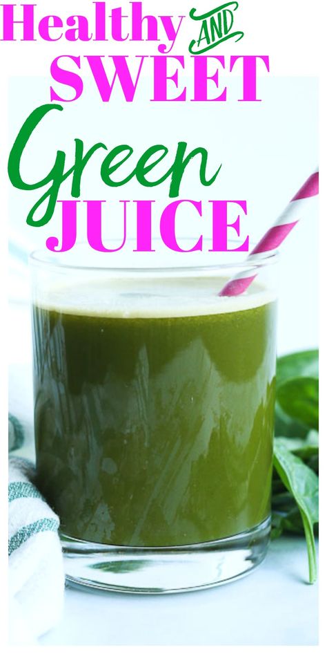 Sweet Green Juice, Easy Green Juice Recipe, Organifi Green Juice, Drink Green Juice, Healthy Juicing, Green Juice Recipe, Detox Juice Recipes, Green Juice Recipes, Juicing Benefits