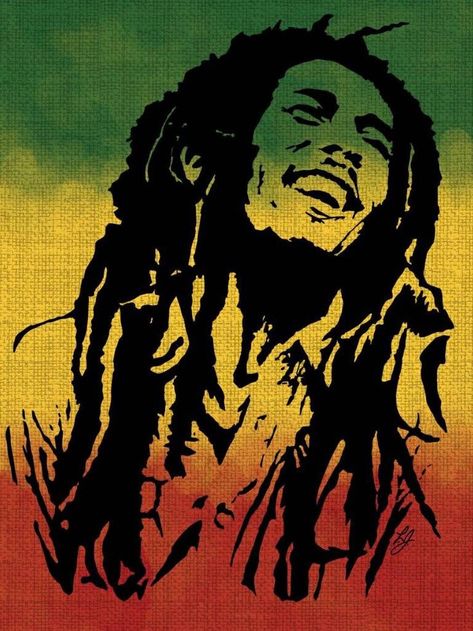 Bob Marley Poster, Arte Bob Marley, Bob Marley Painting, Bob Marley One Love, Reggae Art, Bob Marley Pictures, Africa Art Design, Reggae Bob Marley, Bob Marley Art