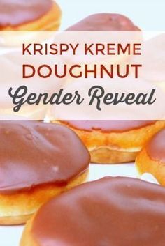 Krispy Kreme Doughnut gender reveal- donuts filled with pink or blue icing. Bite into them to find out the gender of your baby! #genderreveal #genderrevealidea #genderrevealideas #donutgenderreveal #doughnutgenderrevel #genderrevealdonuts #genderrevealdoughnuts Donuts Filled, Gender Reveal Dessert, Donut Filling, Krispy Kreme Donuts, Blue Icing, Family Resources, Krispy Kreme Doughnut, Baby Gender Reveal Party, Power Foods