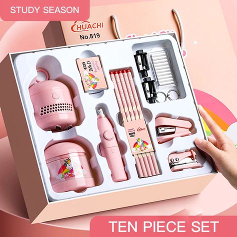 Chen Lin Electric Pencil Sharpener Electronic Stationery Set Erasers Mechanical Cleaner Kit For Children Art School Supplies - Stationery Set - AliExpress Electric Eraser, Electric Sharpener, Electric Pencil Sharpener, Cute Stationary, Pencil Sharpener, School Stationery, Office Stationery, Child Day, Erasers