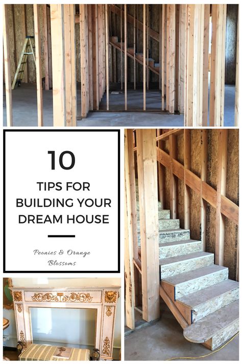 10 Tips For Building Your Dream House Building A House Checklist, Tiny House Layout, Home Building Tips, Tiny House Floor Plans, Build Your Own House, Custom Home Designs, New Home Construction, Building A New Home, Building Ideas