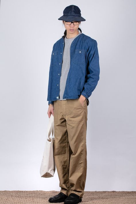 Fatigue Pants, Army Fatigue, Straight Fit Pants, Lookbook, Foundation, Pants, How To Wear, Blue, Quick Saves