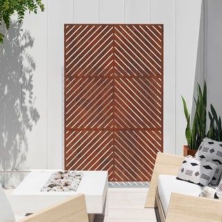 Decorative Fence Panels, Metal Privacy Screen, Board And Batten Exterior, Metal Fence Panels, Steel Screen, Vinyl Fencing, Outdoor Screens, Privacy Screen Outdoor, Outdoor Privacy