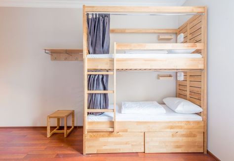 7 Best Bunk Bed Ideas | House Tipster Bunk Bed Ideas Diy, Bed Alternatives, Bunk Bed Safety, Bunk Bed Ladder, Small Apartment Furniture, Bunk Bed Ideas, Toddler Bunk Beds, Beds For Small Rooms, Bunk Beds For Kids