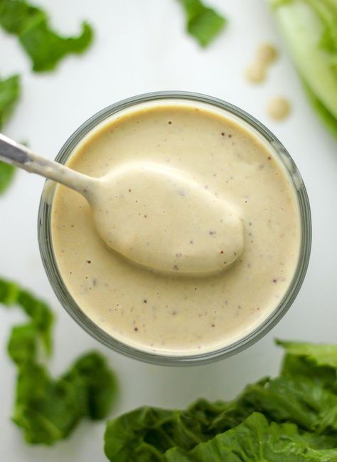 Learn how to make Real Caesar Salad Dressing with simple ingredients you may already have at home. So much tastier than bottled dressing! Ina Garden Ceasar Salad, Savoury Sauces, Ceasar Dressing, Caesar Salad Dressing Recipe, Resep Salad, Mayonnaise Recipe, Caesar Salad Dressing, Caesar Salad Recipe, Salad Dressing Recipes Homemade