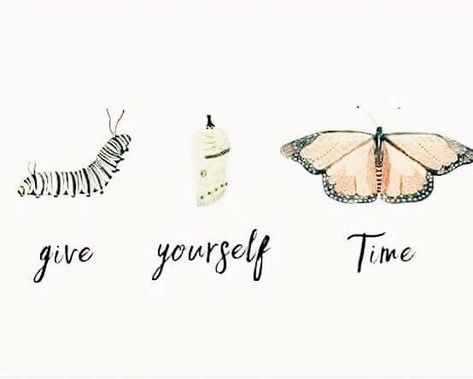 Give Yourself Time Fina Ord, Pilates For Beginners, Motiverende Quotes, Health Quotes, Note To Self, The Words, Caterpillar, Beautiful Words, Inspirational Words