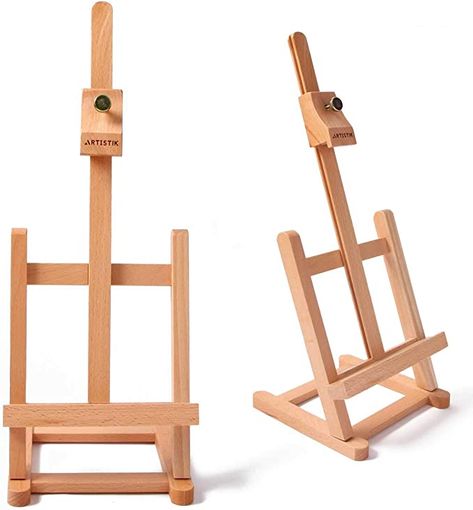 Artist Table, Table Top Easel, Painting Display, Painting Easel, Kids Easel, Pochade Box, Table Easel, Tabletop Easel, Mini Easel