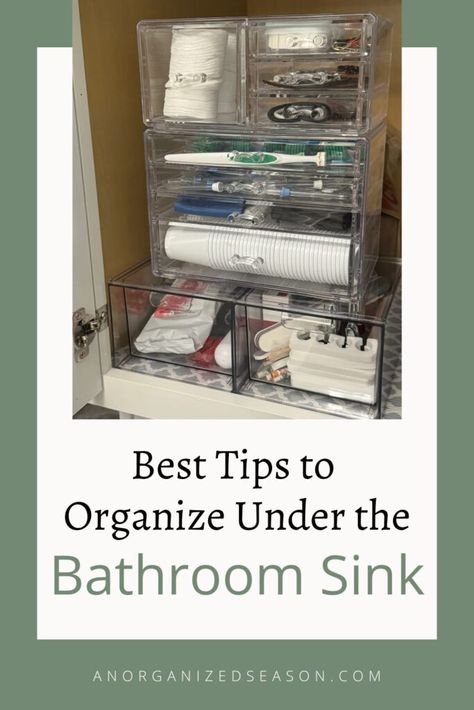 How To Organize Under Bathroom Sink, Bathroom Cupboard Organization, Organize Under Bathroom Sink, Under Counter Storage, Under Bathroom Sink Storage, Sink Organization Bathroom, Bathroom Under Sink Organization, Organizing Thoughts, Organization Challenge