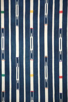 Africa | Detail from an indigo Ikat wrapper from the Baule people of the Ivory Coast | Cotton | ca. Mid 20th century Indigo Ikat, Indigo Cloth, Cultural Crafts, African Indigo, Tumblr Post, Tattoos Quotes, Design Tattoos, African Textiles, Pattern Images