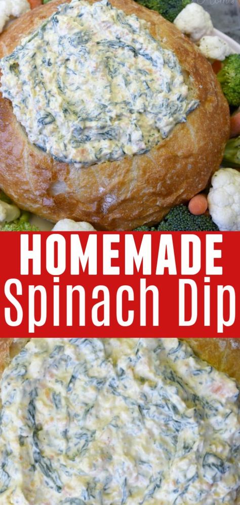 Best Spinach Dip Recipe, Fresh Spinach Dip, Spinach Dip Cold, Homemade Spinach Dip, Spinach Appetizers, Classic Spinach Dip, Baked Spinach Dip, Best Spinach Dip, Knorr Spinach Dip