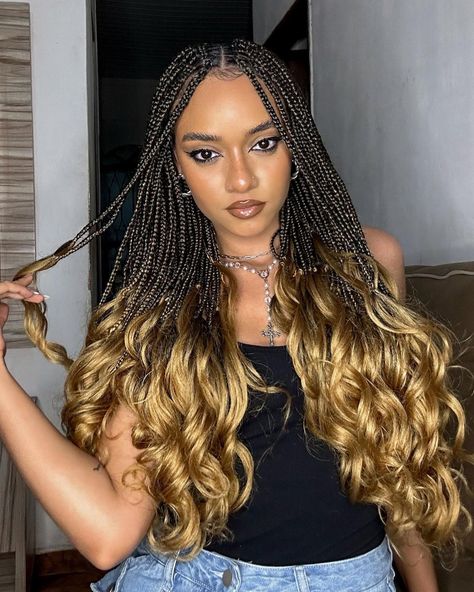 Pre Stretched Ombre Blonde Braiding Hair 22 Inch Bouncy French Curly Braiding Hair Loose Wavy Crochet Braids Hair for Women Blonde Human Hair Braids, Blonde Braiding Hair, Boho Curls, Curly Braiding Hair, Ombre Braids, Wavy Crochet, Hoco 2024, Crochet Braids Hair, Hair Dye Tips