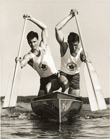 John Beedell and Joseph Derochie, a team from the Sudbury Canoe Club, used this canoe to train, qualify for and to compete in the tandem/C-2 event at the 1960 Rome Olympics. Canadian Canoe, Family Boats, Canoe Club, Boat Safety, Olympic Medals, Summer Jobs, Boating Outfit, Canoe And Kayak, Canoeing