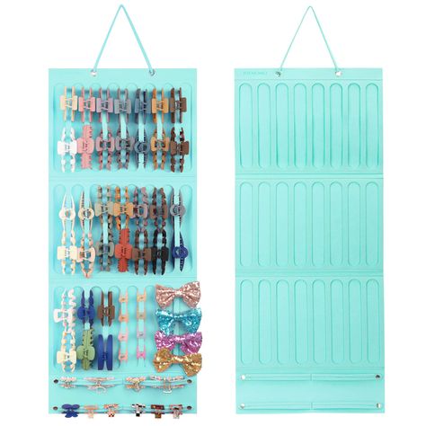 PRICES MAY VARY. Size: 90.5 x 38 cm/ 36 x15 inches.Our claw clip holder can hold up to 60 claw clips and more. Material：The hair claw clips holder is made of felt material, this material is durable and not easy to deform. Helpful to Hold Hair Claw Clips: Our hanging hair claw clips holder is suitable for hangs in living room, bedroom, shop window, and it can also be used for hair accessories storage in photography shops,can fold easily when you want to store it for a long time. Unique Design: Th Hair Clip Storage Ideas, Claw Clip Holder, Hair Clip Storage, Hair Clip Organizer, Clip Organizer, Headband Organizer, Hair Accessories Storage, Wall Closet, Hair Claw Clips