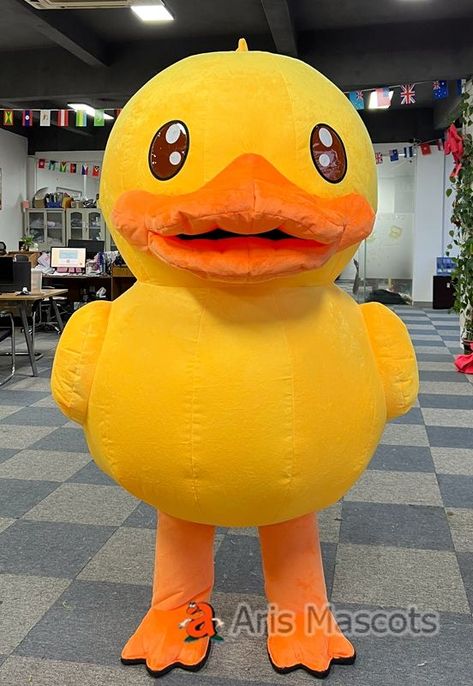 2m Inflatable Duck costume adult full blow up suit for marketing, comfortable to wear, get it for your events 2 People Halloween Costumes, Polar Bear Costume, Duck Halloween Costume, Blow Up Halloween Costumes, Duck Costume, College Mascot, Duck Costumes, Animal Halloween Costumes, Animal Mascot