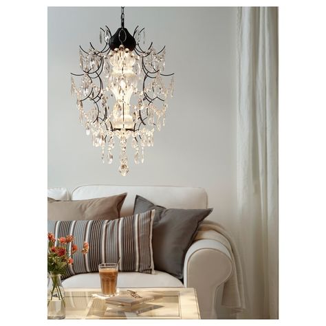 IKEA ÖRTOFTA Chandelier Chandelier Ikea, Plug In Chandelier, Home Office Closet, Chandelier Art, Happy House, Hallway Lighting, Lighting Options, Paint Shades, Master Closet