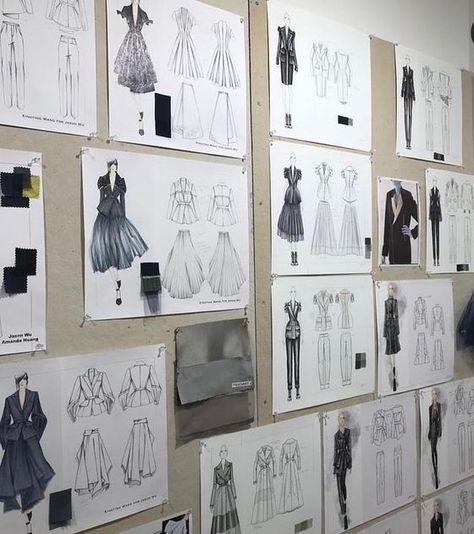 Welcome / The New York Sewing Center Fashion Design Sketches Portfolio, Portfolio Sketches, Sketches Fashion, Fashion Dream Job, Fashion Designer Studio, Fashion Design Sketch, Textil Design, Art Appliqué, Fashion Design Sketchbook