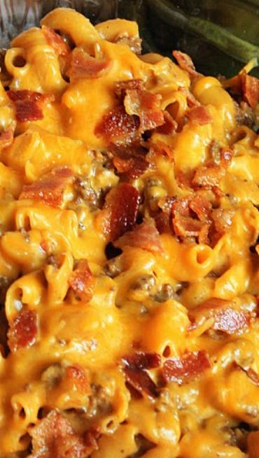 Bacon Cheeseburger Macaroni & Cheese Cheeseburger Mac And Cheese, Cheeseburger Mac, Cheeseburger Macaroni, Bacon Cheeseburger Casserole, Bbq Side Dishes, Bbq Side, Cheeseburger Casserole, Bacon Cheeseburger, Macaroni Cheese