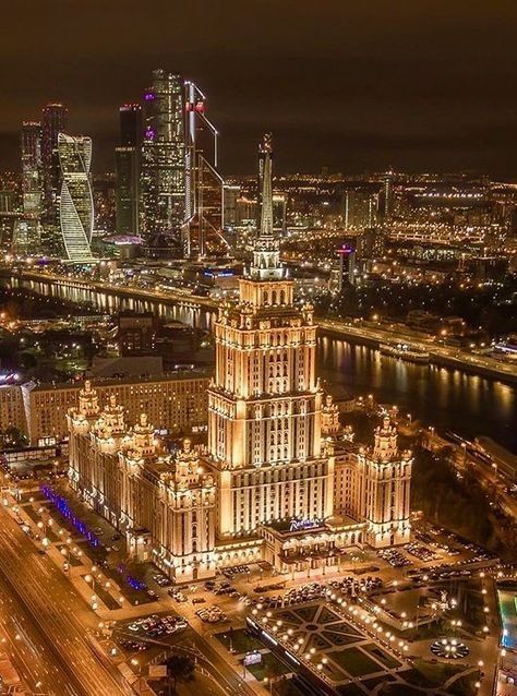 Moscow Travel, Russian Architecture, Russia Travel, Magic Day, Eastern Europe Travel, City At Night, City Wallpaper, Dream City, Future Travel