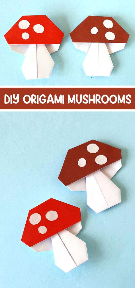 Mushroom Birthday Cards Diy, Diy Mushroom Bookmark, Mushroom Diy Crafts Ideas, Mushroom Craft Ideas, Mushroom Paper Craft, Mushroom Crafts For Kids, Mushroom Crafts Diy, Valentine Mushroom, Mushroom Valentine