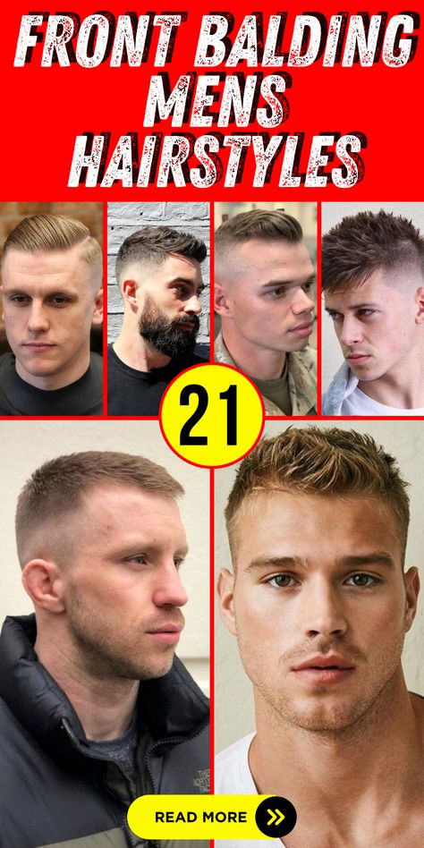 Refresh your look with front balding mens hairstyles. Whether you prefer bangs men style or buzz cuts for thinning hair, we have it all.Dive into the trends with our collection of front balding mens hairstyles. From puff styles to curly haircuts, we cater to men of all ages.Stay stylish with front balding mens hairstyles. Choose from our wide range of styles, from buzz cuts for thinning hair to wavy or curly looks. Men Hairstyles For Thinning Hair, Receding Hairline Mens Haircut, Men Haircuts Receding Hairline, Men’s Haircut With Receding Hairline, Haircuts For Men Receding Hairline, Mens Hairstyles Receding Hairline Thinning Hair Men Haircuts, Mens Short Hairstyles Receding Hairline, Hair Styles For Men With Receding Hairline, Mens Hairstyles With Receding Hairline