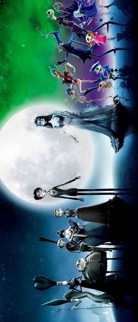 Tim Burons Corpse Bride Corpse Bride Art, Tim Burton Corpse Bride, Tim Burton Characters, Tim Burton Style, Tim Burton Art, Tim Burton Films, Tim Burton Movie, Film Anime, Tapeta Pro Iphone