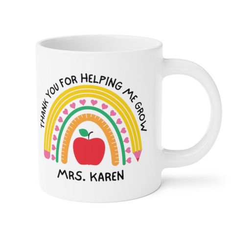 Teacher Cup Ideas, Coffee Cup Gift Ideas, Teachers Gift Ideas, Unique Teacher Gifts, Cup Gift Ideas, Gift Ideas For Teachers, Message For Teacher, Unique Teachers Gift, Teacher Coffee Mug