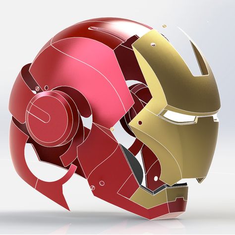 Marvel Iron Man Art, Ironman Helmet, Modern Reception Counter, Iron Man Mask, Parrot Flying, Armor Helmet, Iron Man Helmet, Brown Hairstyles, Free Energy Projects