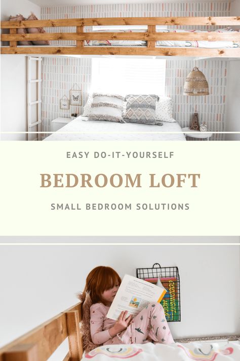 Diy Loft Beds For Small Rooms, Girls Loft Bedroom, Cozy Bedroom Inspirations, Loft Bedroom Kids, Boys Loft Beds, Lofted Beds, Loft Bed Ideas For Small Rooms, Adult Loft Bed, Diy Faux Fireplace