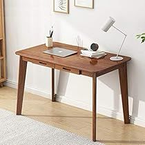 Workbench Desk, Workspaces Design, Minimalist Office Desk, Wooden Study Table, Home Study Rooms, Solid Wood Writing Desk, Home Office Modern, Desk With Drawer, Wood Writing