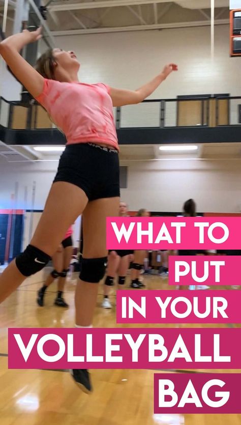 A list of over 50 items that volleyball players should back in their bags. Volleyball Locker Room, Female Volleyball Player, Volleyball Locker, About Volleyball, Club Volleyball, High School Games, Volleyball Bag, Volleyball Tournaments, Female Volleyball Players