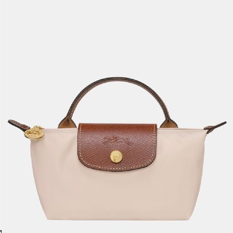 Longchamp Pouch, Longchamp Le Pliage Mini, Le Pilage Tote, Longchamp Mini Le Pliage, Longchamp Mini, Dream Bags, Longchamp Bag, Longchamp Bags, Vanity Bag