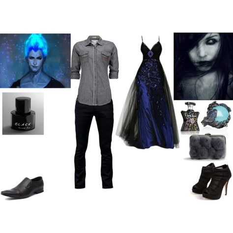 "Hades & Persephone" by mckenzie-mh on Polyvore Persephone Inspired Outfit, Hades Costume, Hades Persephone, Hades And Persephone, Casual Cosplay, Stunning Outfits, Masquerade Ball, Couple Halloween, Underworld