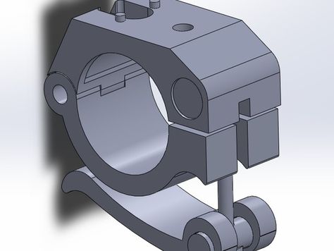 A remix at the request of @kingkuul to have a hard quick release insead of the "rubber ring" Based on a standard 1" tube, suggest adding a layer of foam if your handlebar is smaller than this. Diy Tools Homemade, Useful 3d Prints, Cnc Manufacturing, Drukarka 3d, Cnc Software, Science Crafts, Plastic Moulding, 3d Printing Diy, Bike Light