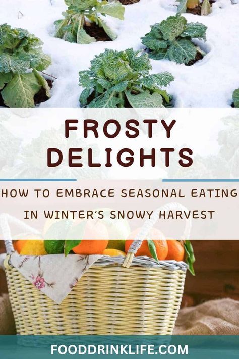 Discover the best ways to embrace seasonal eating with winter fruits and vegetables during the snowy harvest. Winter Fruit And Vegetables, Harvest Preschool, Winter Fruits And Vegetables, Winter Fruits, Seasonal Eating, Fancy Dinner Party, Support Local Farmers, Winter Fruit, Homesteading Skills