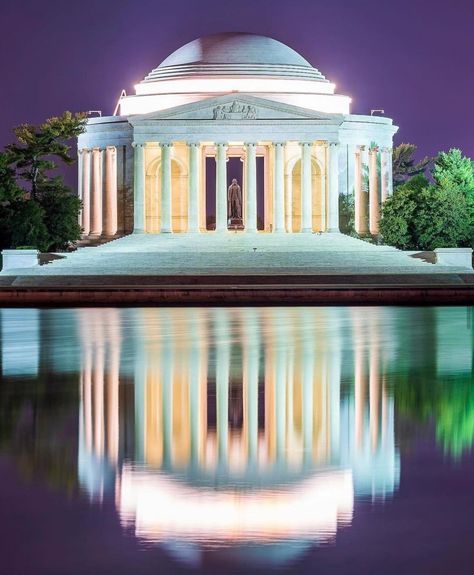 Jefferson Memorial, Washington DC. Jefferson Memorial, Historical Facts, Washington Dc, Gazebo, Fantasy Art, Washington, Outdoor Structures, Wonder, House Styles