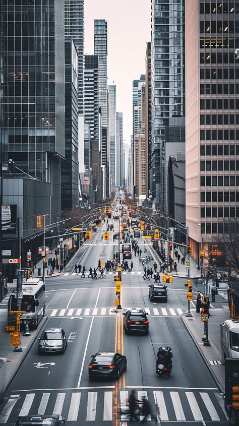 Urban Traffic Scene: Bustling cityscape depicting a typical urban street with #cars, #pedestrians, and towering #skyscrapers lining the avenue. #urbanlife #streetphotography #urbanscape #vehicles #aiart #aiphoto #stockcake ⬇️ Download and 📝 Prompt 👉 https://stockcake.com/i/urban-traffic-scene_119055_12196 Urban Cityscape Photography, Abstract Landscape Photography, Brave Artwork, Urbanscape Photography, Photo Rue, Urban Landscape Photography, Streets Photography, City Street View, Urban Project