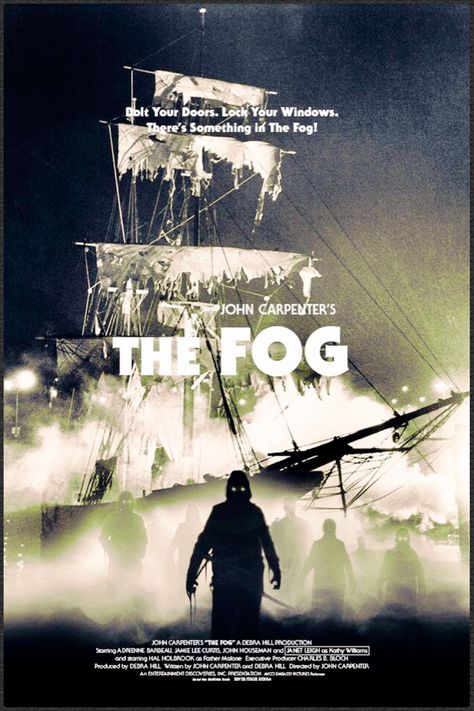 The Fog The Fog 1980, Adrienne Barbeau, Movies Horror, Hammer Horror, Movie Artwork, Janet Leigh, The Creeper, Screen Art, Horror Stuff